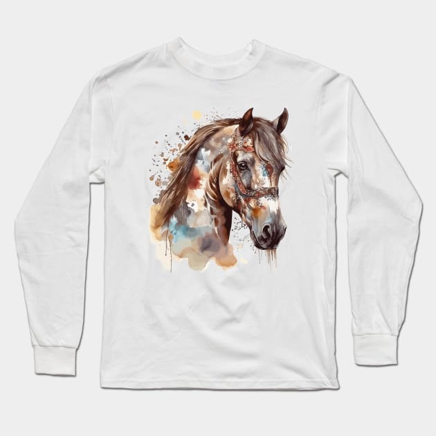 Stallion Long Sleeve T-Shirt by vospot